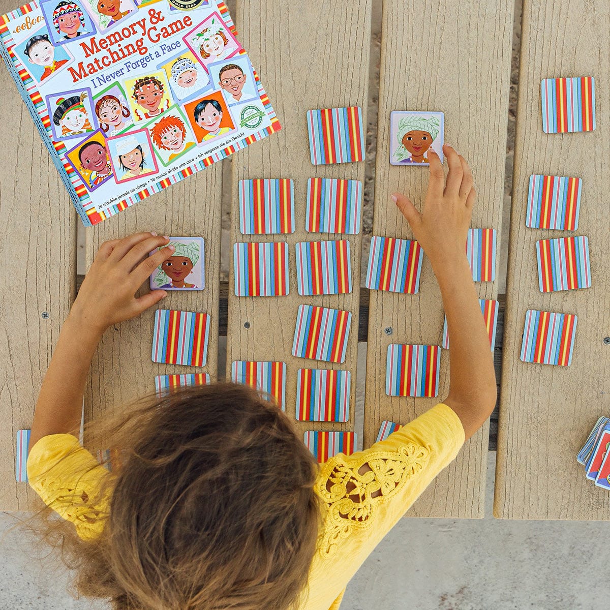 eeBoo Memory & Matching Game - I Never Forget a Face - MGFAC3