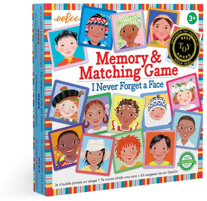 eeBoo Memory & Matching Game - I Never Forget a Face - MGFAC3