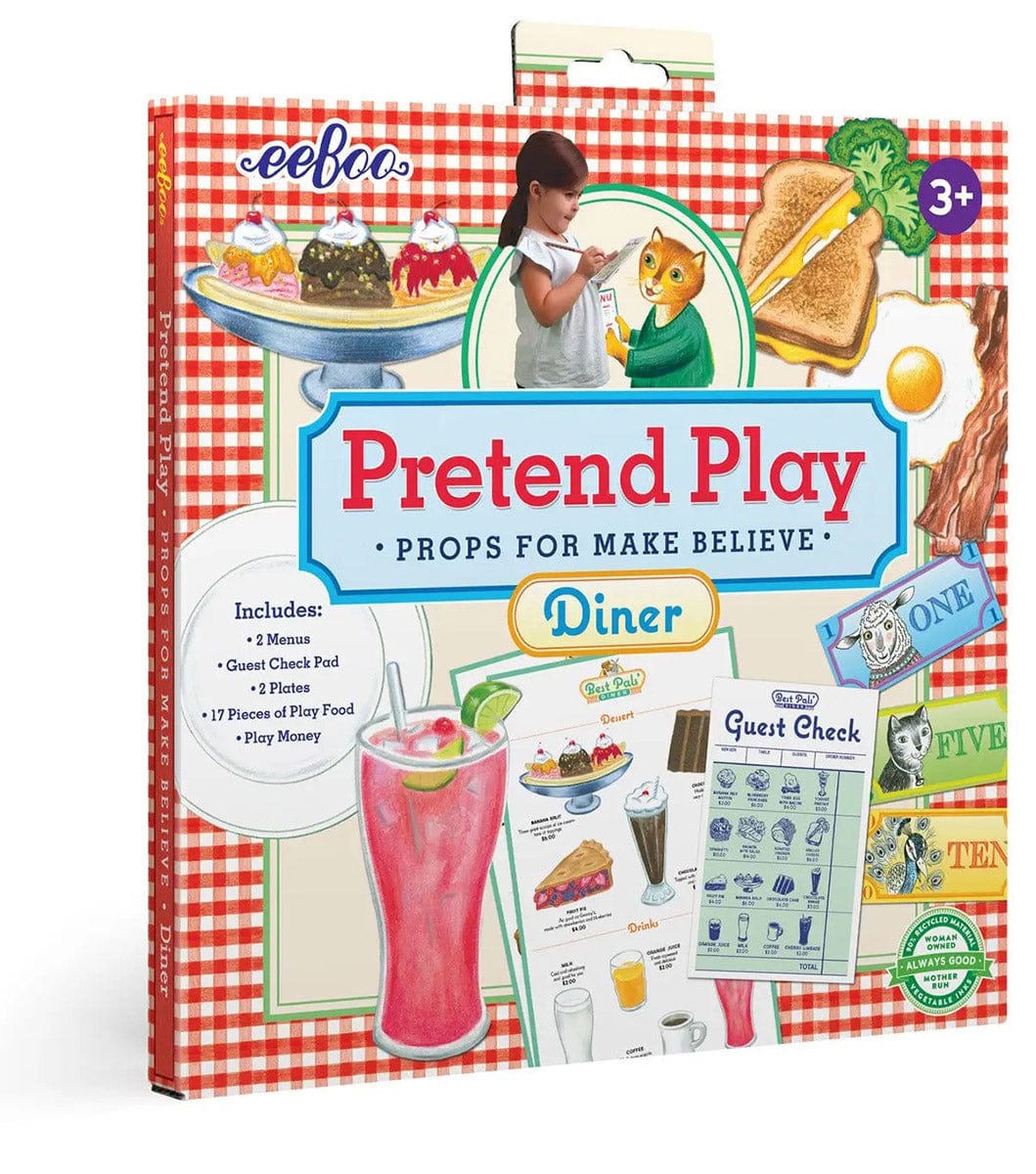 eeBoo Pretend Play Set - Best Pals Diner - IMPBD2