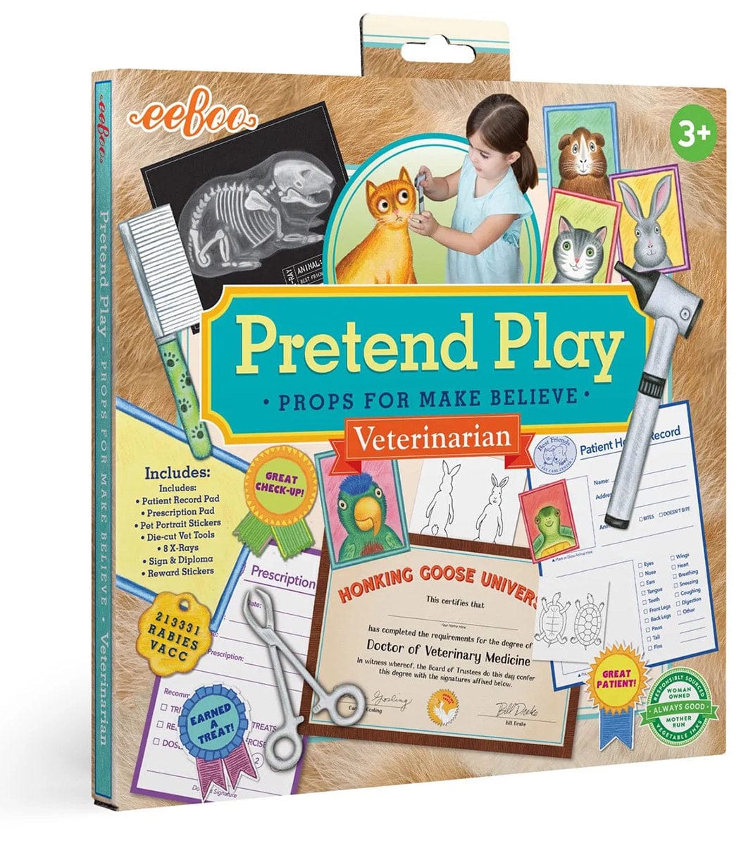 eeBoo Pretend Play Set - Veterinarian - IMPVE2