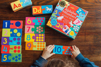 eeBoo Puzzle Pairs - Alphabet & Numbers - PPALP3