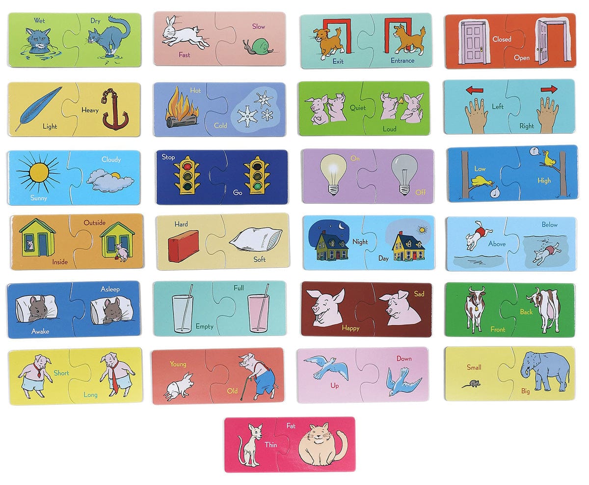 eeBoo Puzzle Pairs - Opposites - PPOPP3