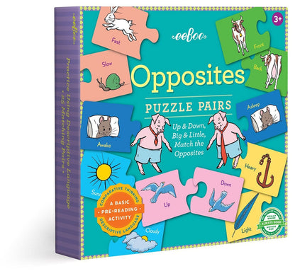 eeBoo Puzzle Pairs - Opposites - PPOPP3