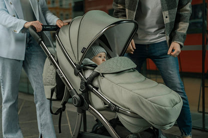 egg Strollers egg2 Double Stroller Bundle - Quartz - E2STQU-E2TAQU-E2TAAD