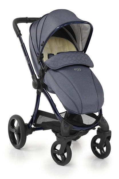 egg Strollers egg2 Stroller & Carry Cot Bundle - Chambray - E2STCH-E2CCCH
