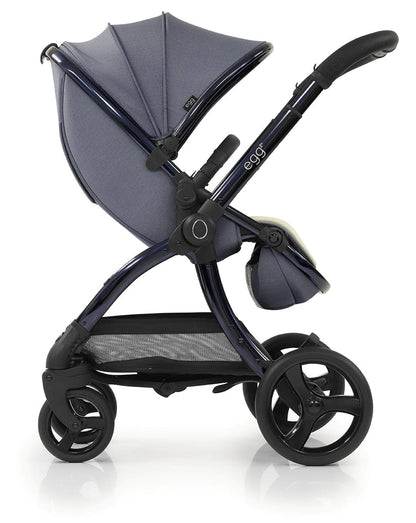 egg Strollers egg2 Stroller & Carry Cot Bundle - Chambray - E2STCH-E2CCCH