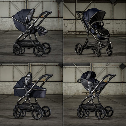 egg Strollers egg2 Stroller & Carry Cot Bundle - Cobalt - E2STCO-E2CCCO