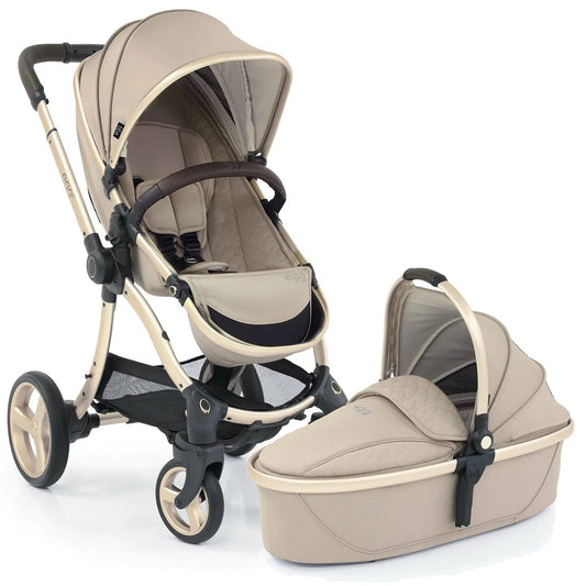 egg Strollers egg2 Stroller & Carry Cot Bundle - Feather - E2STFE-E2CCFE