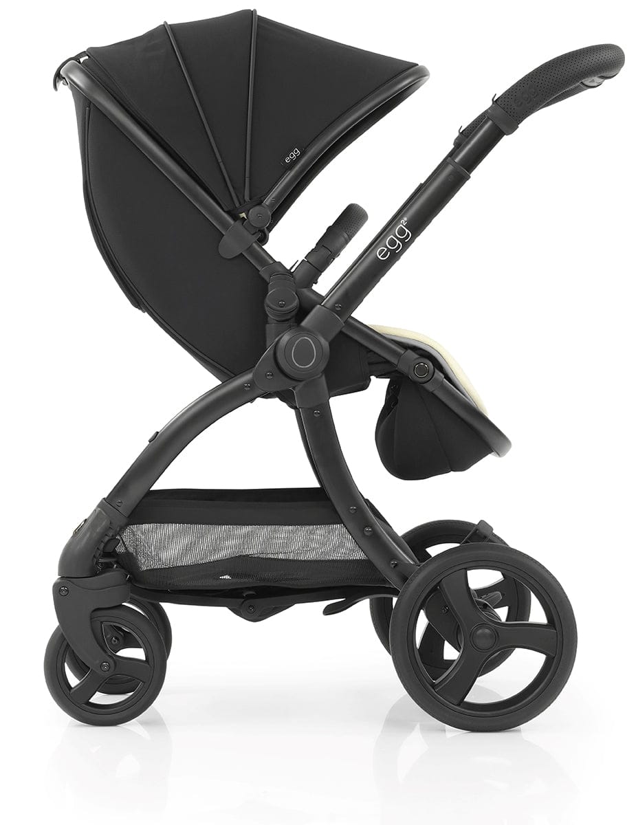 egg Strollers egg2 Stroller & Carry Cot Bundle - Just Black - E2STJB-E2CCJB