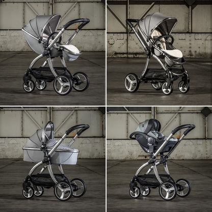 egg Strollers egg2 Stroller & Carry Cot Bundle - Monument Grey - E2STMG-E2CCMG