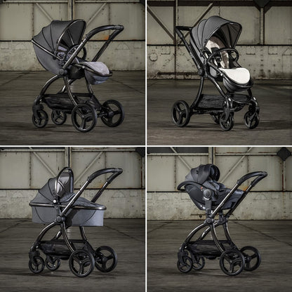 egg Strollers egg2 Stroller & Carry Cot Bundle - Quartz - E2STQU-E2CCQU