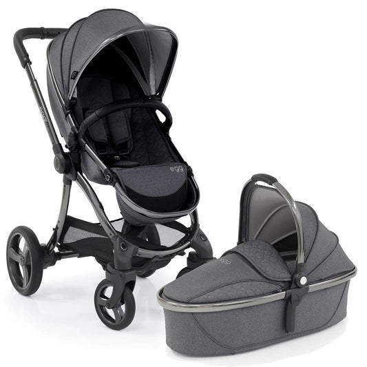 egg Strollers egg2 Stroller & Carry Cot Bundle - Quartz - E2STQU-E2CCQU
