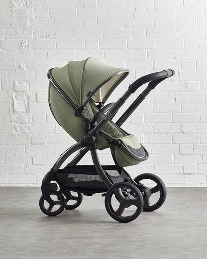 egg Strollers egg2 Stroller & Carry Cot Bundle - Seagrass - E2STSE-E2CCSE