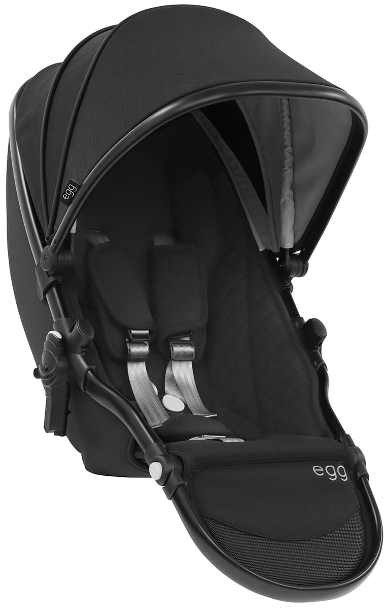 egg Strollers egg2 Tandem Seat - Just Black - E2TAJB