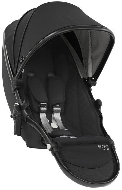 egg Strollers egg2 Tandem Seat - Just Black - E2TAJB