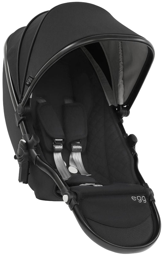 egg Strollers egg2 Tandem Seat - Just Black - E2TAJB