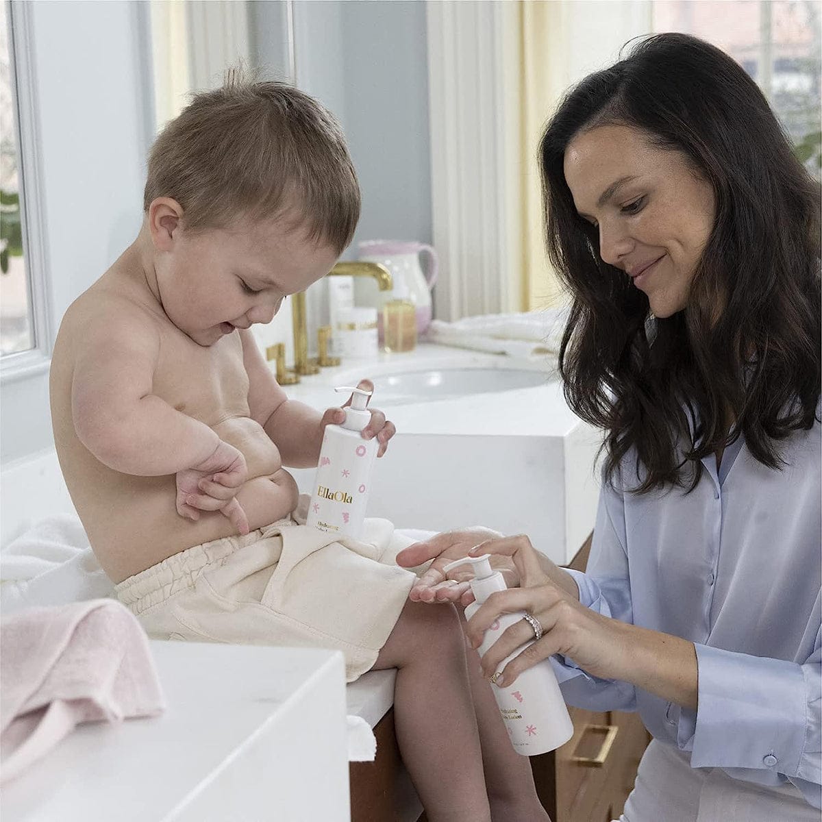 EllaOla Hydrating Baby Lotion, Fragrance Free - 103000N