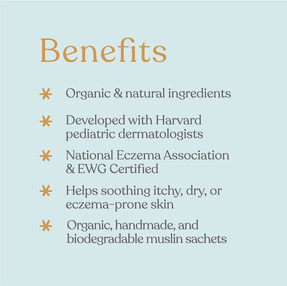 EllaOla Organic Baby Bath Soak, Fragrance Free, Pack of 4 - 106000N