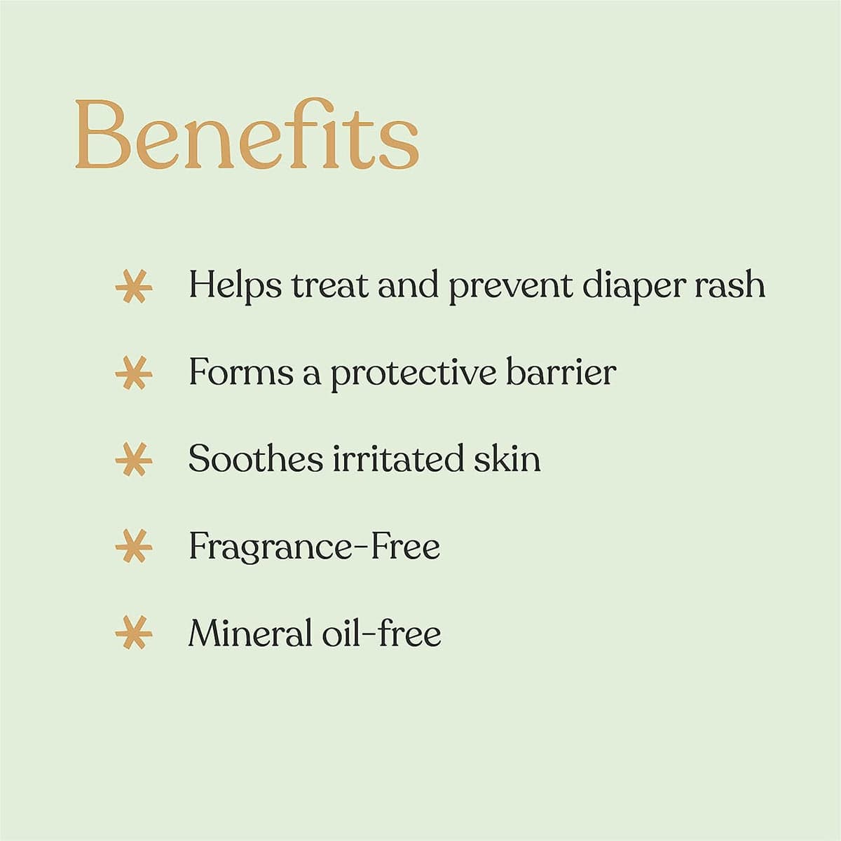EllaOla Organic Diaper Rash Cream, Fragrance Free - 104000N