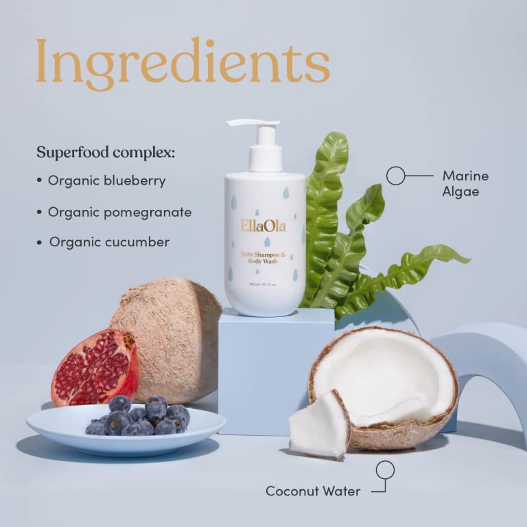 EllaOla Superfood Baby Shampoo & Body Wash - 102000N