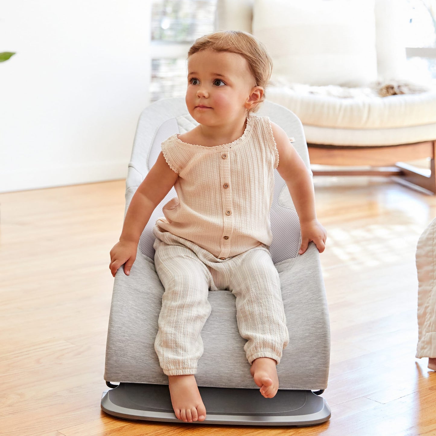Ergobaby 3-in-1 Evolve Bouncer - Light Grey - EVLBNCLTGRYNA