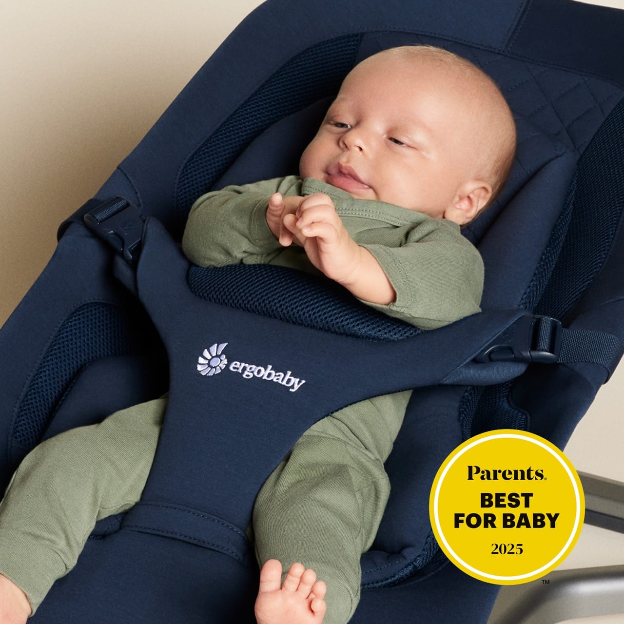 Ergobaby 3-in-1 Evolve Bouncer - Midnight Blue - EVLBNCMIDBLUNA