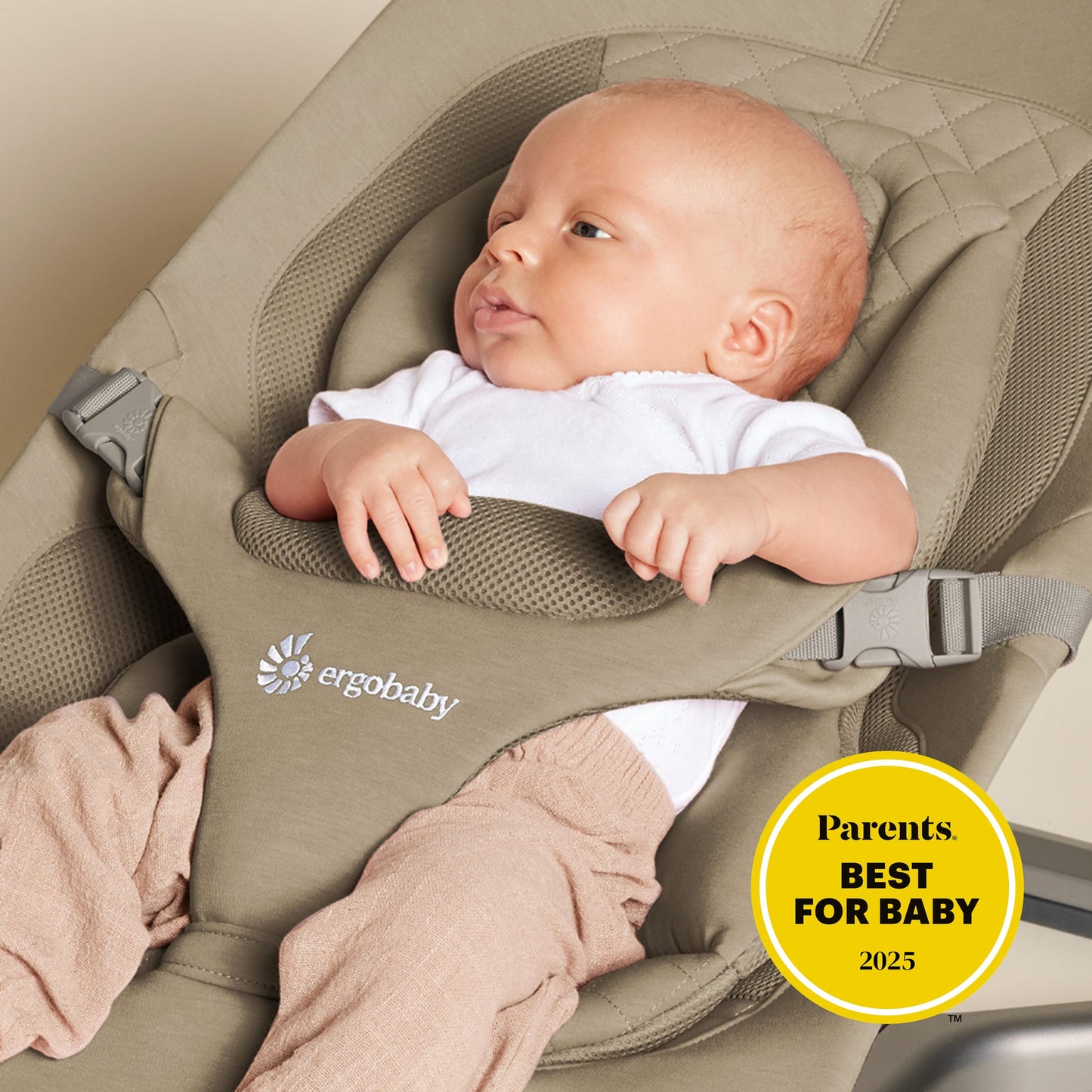 Ergobaby 3-in-1 Evolve Bouncer - Soft Olive - EVLBNCSFTOLVNA
