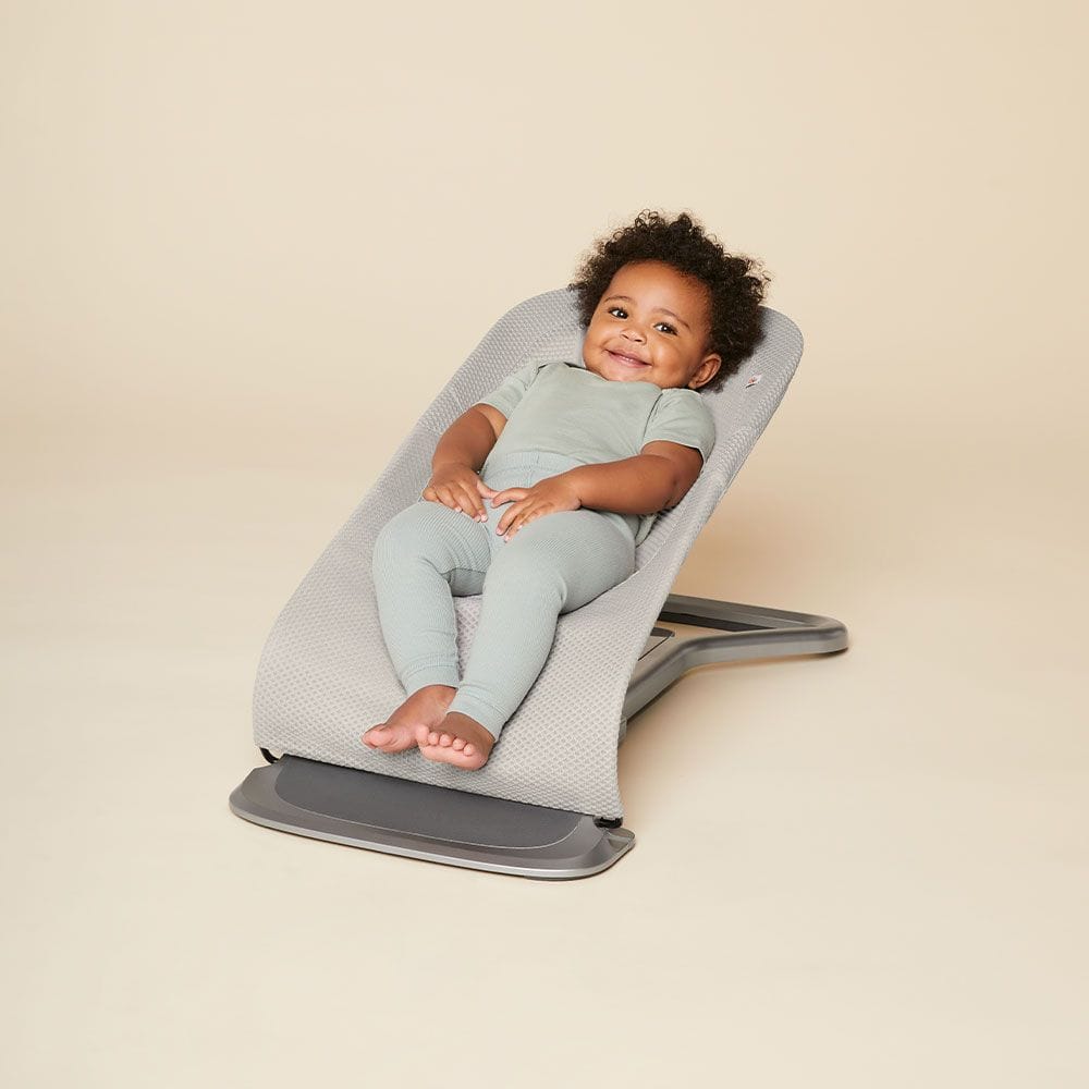 Ergobaby 3-in-1 Evolve Mesh Bouncer - Light Grey - EVLBNCLTGRYMSHNA