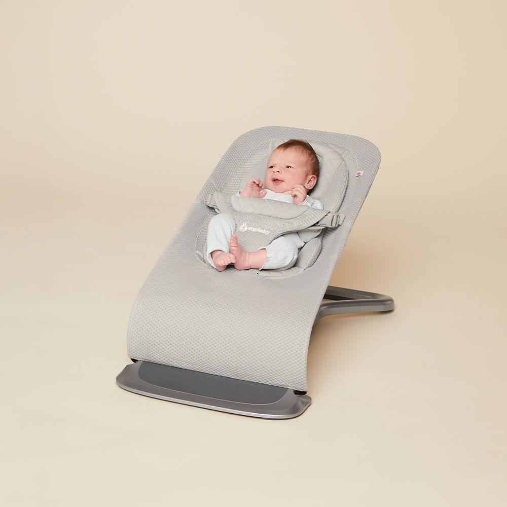 Ergobaby 3-in-1 Evolve Mesh Bouncer - Light Grey - EVLBNCLTGRYMSHNA