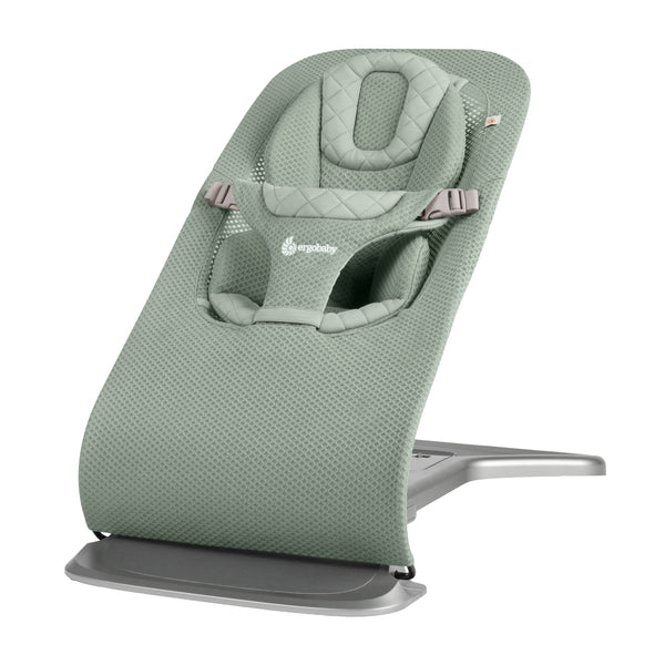 Ergobaby 3-in-1 Evolve Mesh Bouncer - Sage Green – Albee Baby