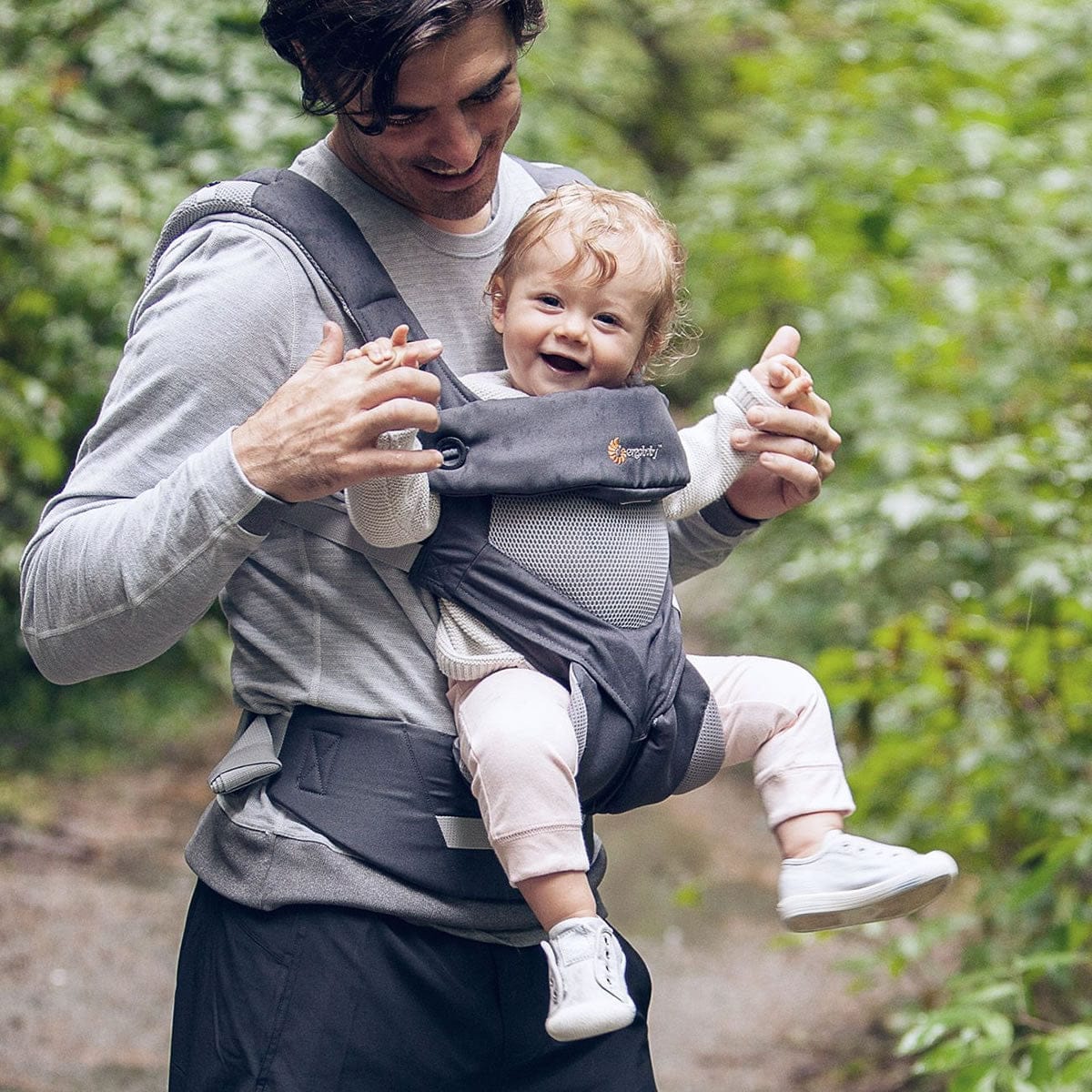 Ergobaby 360 Four Position Baby Carrier - Carbon Grey - BC360PBLKGRY