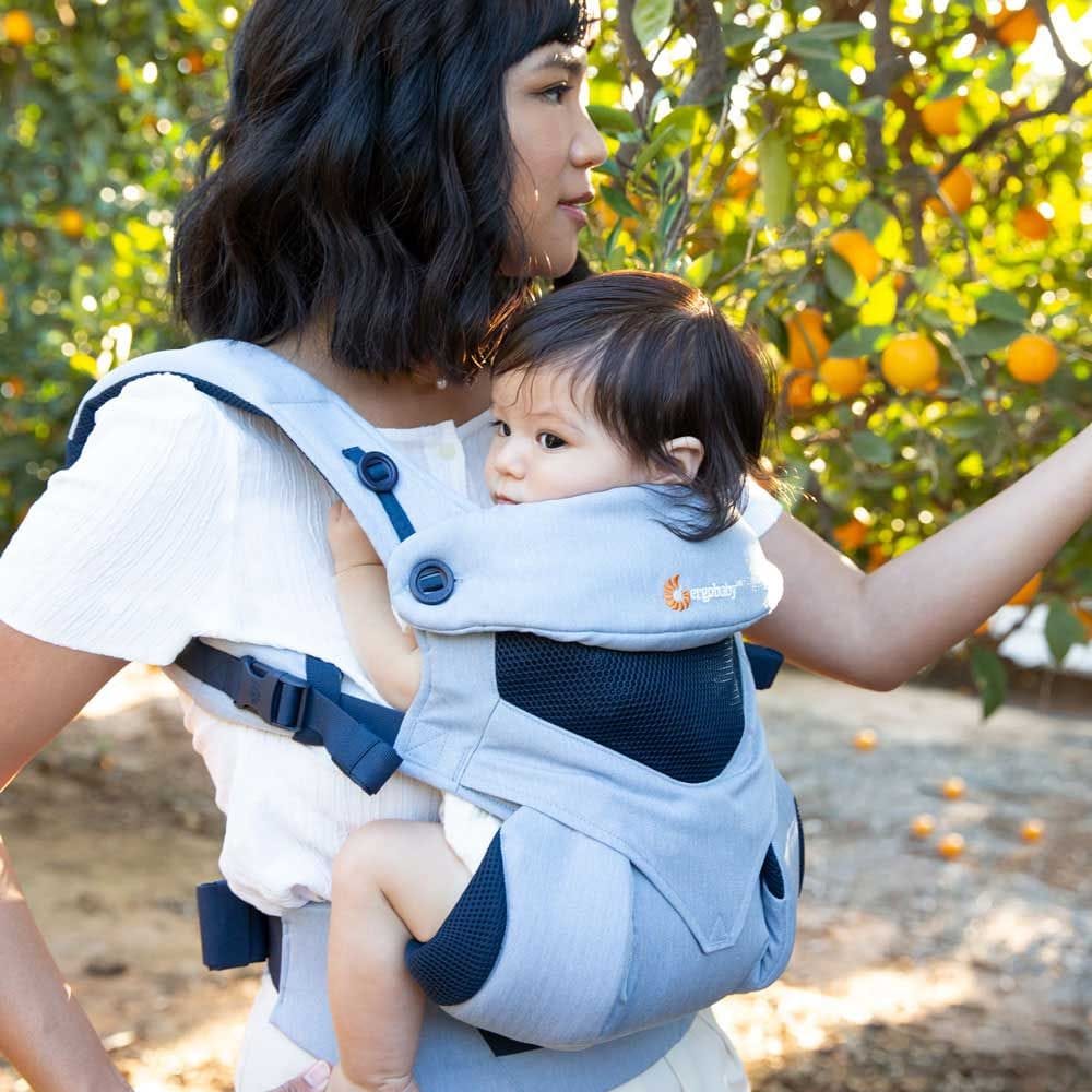 Ergobaby 360 Four Position Baby Carrier - Cool Air - Chambray - BC360PCHAM