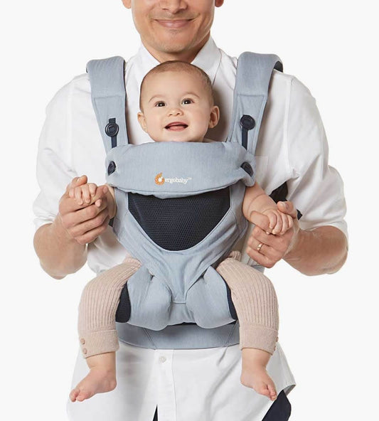 Ergobaby 360 Four Position Baby Carrier - Cool Air - Chambray - BC360PCHAM