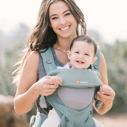 Ergobaby 360 Four Position Baby Carrier - Cool Air - Sea Mist - BC360PSEAMST