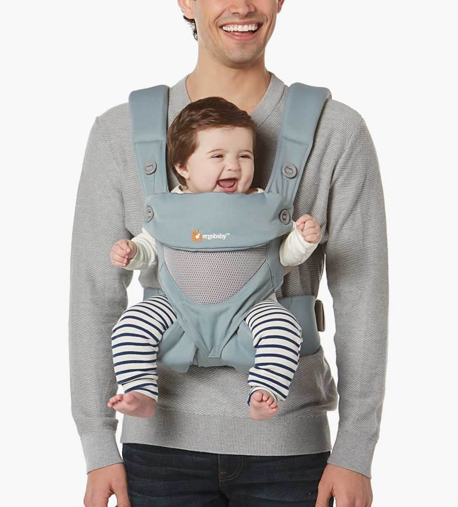 Ergobaby 360 All Positions Baby Carrier Cool Air Mesh Sea Mist