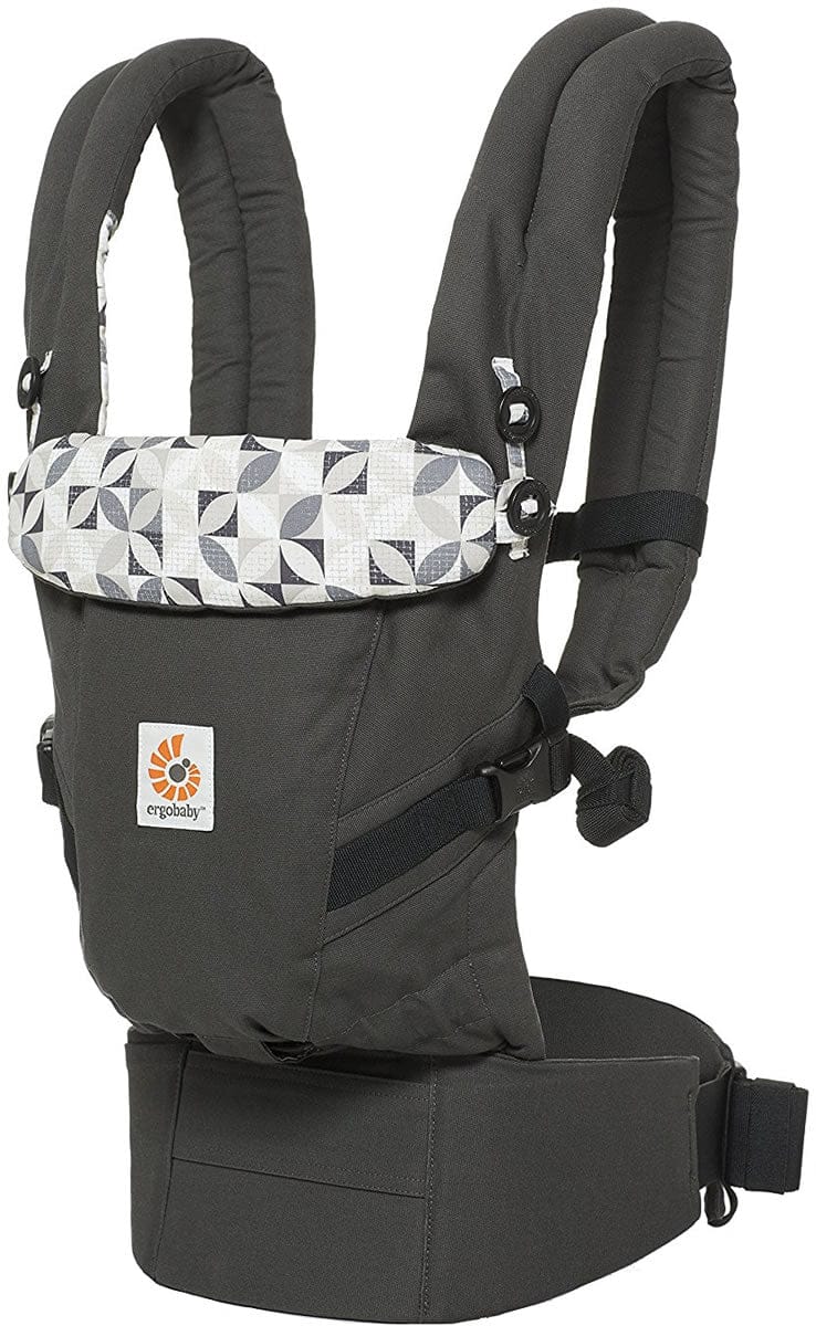 Ergobaby Adapt Baby Carrier - Graphic Grey - BCAPEAGRPH