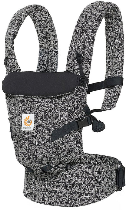 Ergobaby Adapt Baby Carrier, Special Edition Keith Haring - Black
