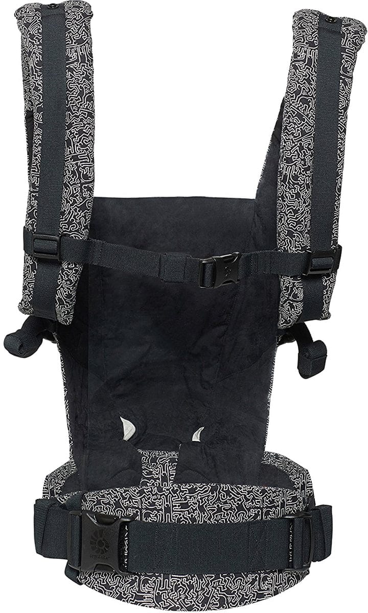 Ergobaby Adapt Baby Carrier, Special Edition Keith Haring - Black