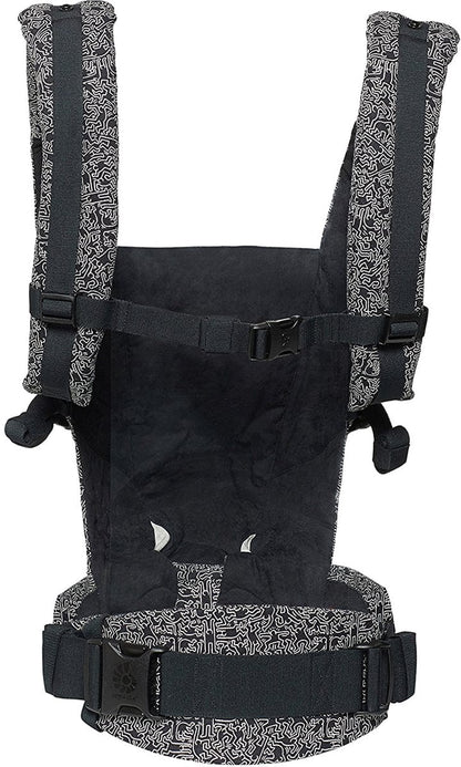 Ergobaby Adapt Baby Carrier, Special Edition Keith Haring - Black
