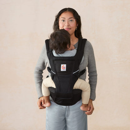 Ergobaby Alta Hip Seat Mesh Baby Carrier - Onyx Black - BCHIPSFMONYX