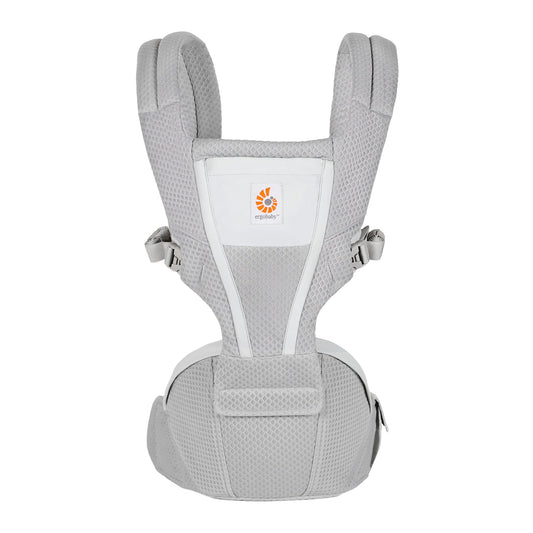 Ergobaby Alta Hip Seat Mesh Baby Carrier - Pearl Grey - BCHIPSFMGRY