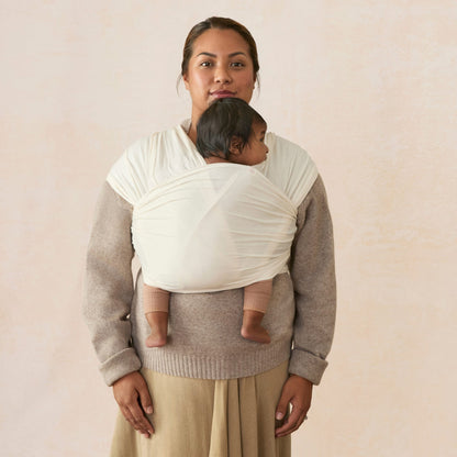 Ergobaby Aura Wrap, Sustainable Knit - Cream - WLASKCRM