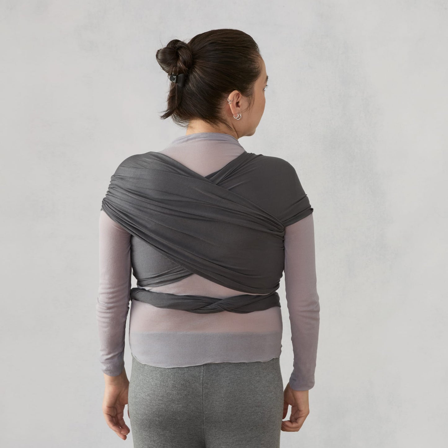 Ergobaby Aura Wrap, Sustainable Knit - Soft Black - WLASKSFTBLK