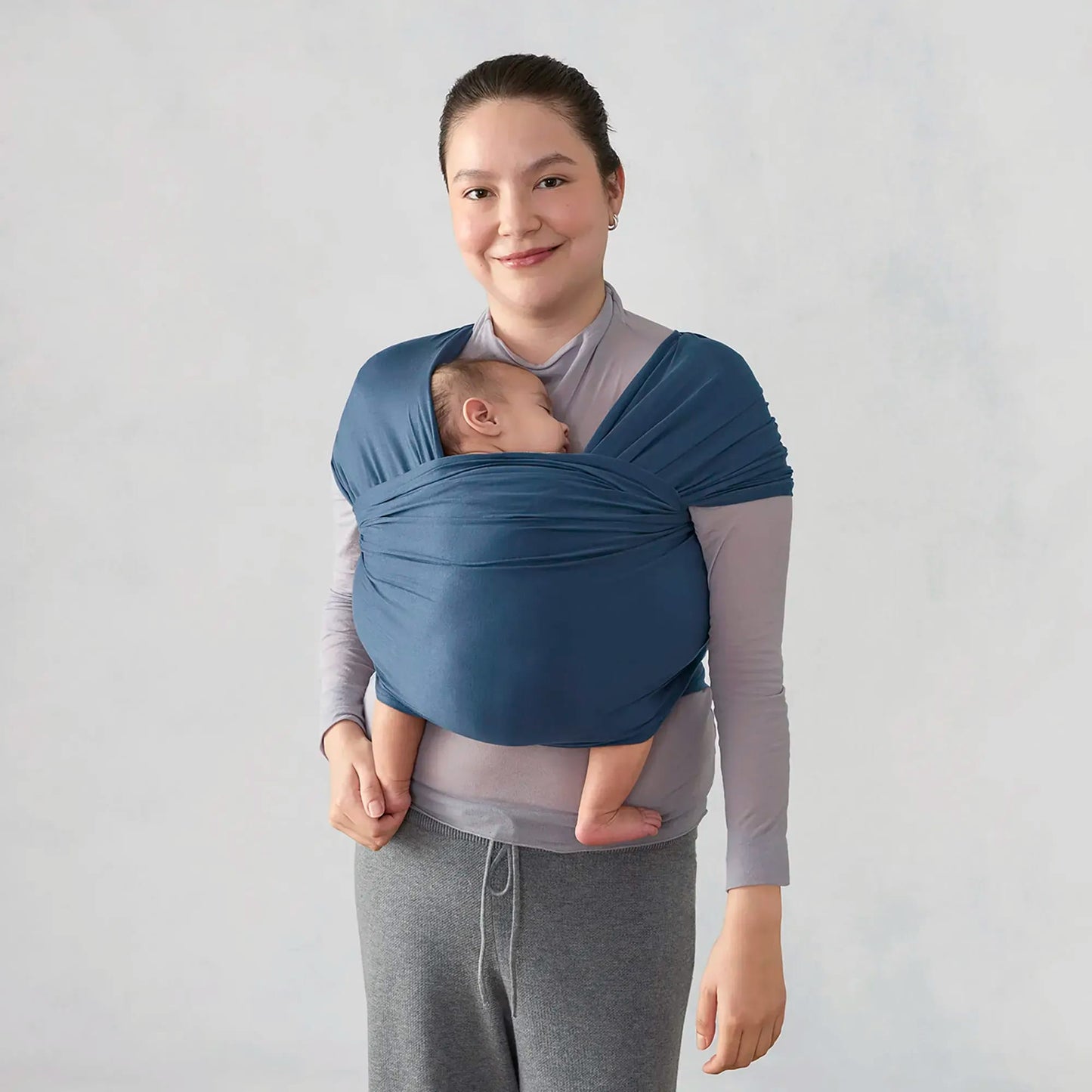 Ergobaby Aura Wrap, Sustainable Knit - Twilight Navy - WLASKTWINVY