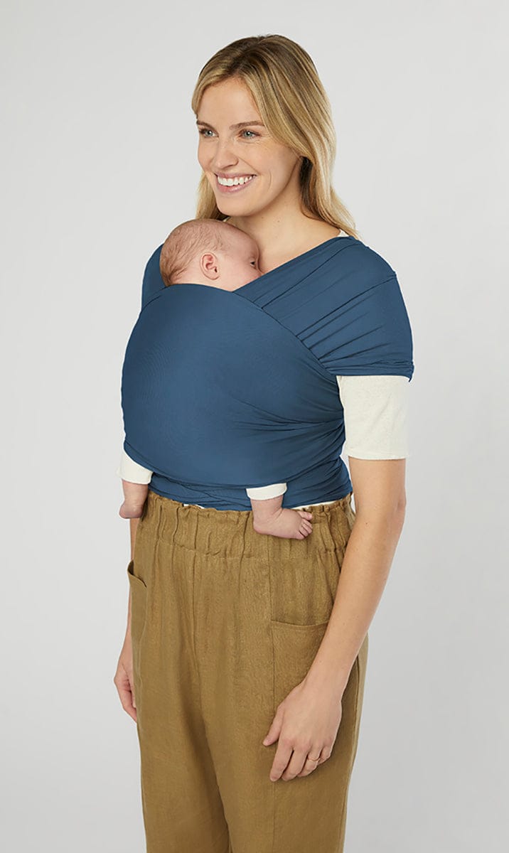 Ergobaby Aura Wrap, Sustainable Knit - Twilight Navy - WLASKTWINVY