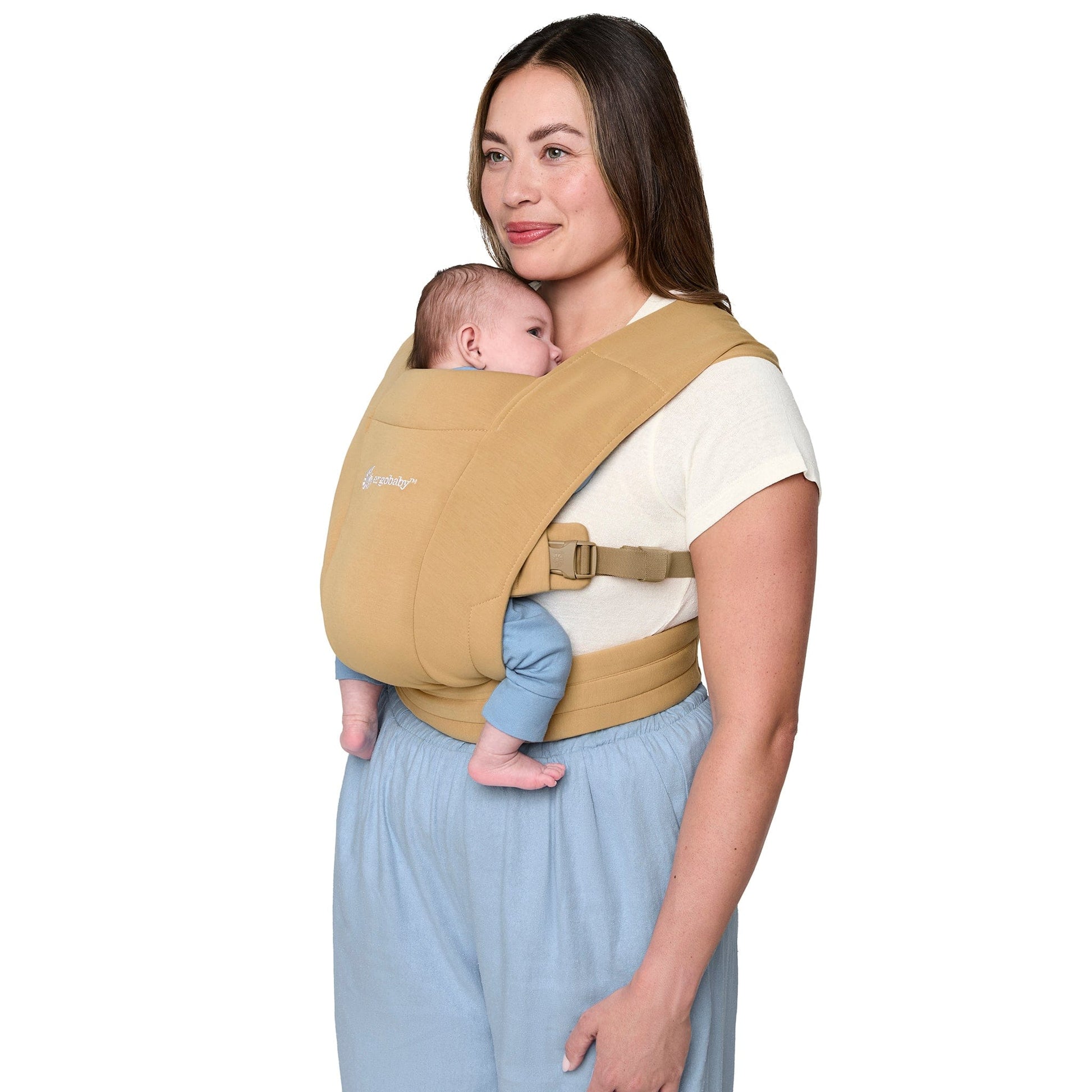 Ergobaby Embrace Newborn Carrier – Knit: Camel