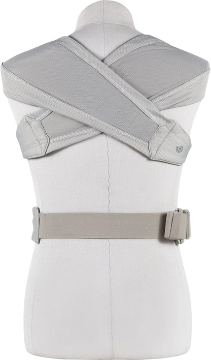 Ergobaby Embrace Carrier, Soft Air Mesh - Soft Grey - bcemasamgry