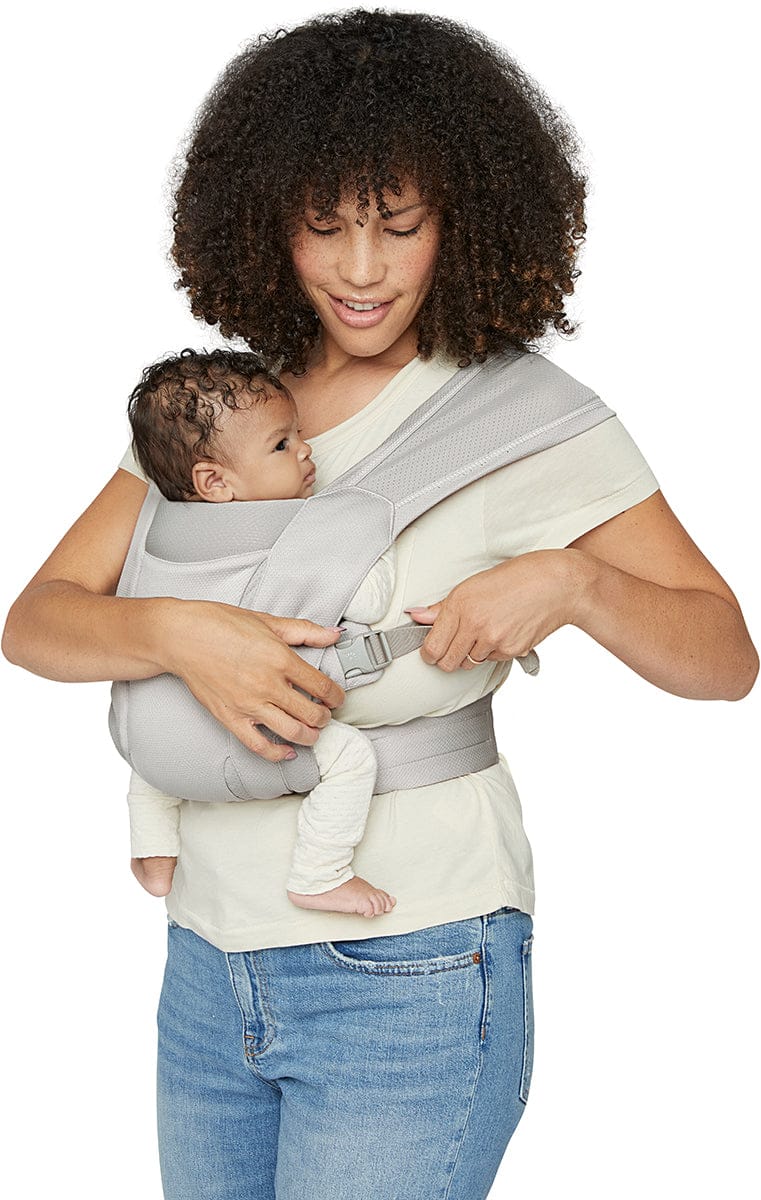 Ergobaby Embrace Carrier, Soft Air Mesh - Soft Grey - bcemasamgry