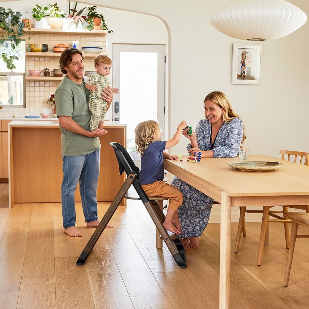 Ergobaby Evolve Chair + Kitchen Tower Bundle - Dark Wood - EVLTCBRDKWD-EVLHCKHDKWD