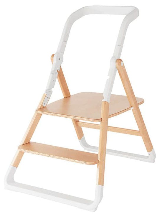 Ergobaby Evolve Chair + Kitchen Tower Bundle - Natural Wood - EVLTCBRWD-EVLHCKHLTWD